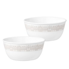 코렐 포인티드 아키텍쳐 면기 2p, 화이트, 단품, 1세트