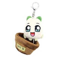 sungup Kungya 餐廳 Onion Kungya Dangle Sook 鑰匙圈花盆 A, 1個, 5cm, 混色