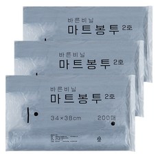 正直塑膠 超市提袋 黑色 2號 200入, 4L, 3個
