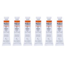 신한화구 전문가 한국화 물감 311 주홍 6p, 20ml, 1색