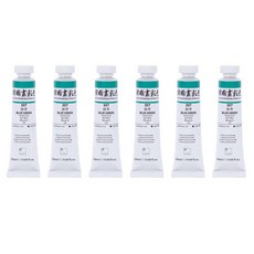신한화구 전문가 한국화 물감 307 녹청 6p, 20ml, 1색
