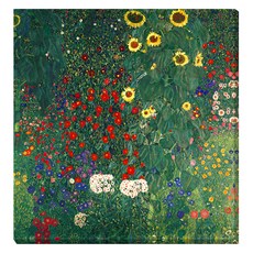 Artmart 古斯塔夫·克林姆 Farm Garden with Sunflowers 帆布畫