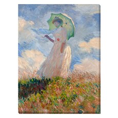 아트마트 클로드 모네 Woman with a Parasol turned to the left 캔버스액자