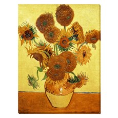 Artmart 文森·梵谷 向日葵 帆布畫框
