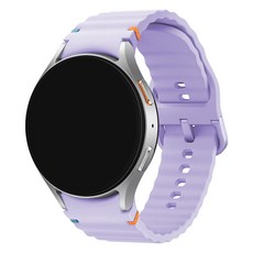 SPACE SHIELD 翼型 Street Edge 矽膠錶帶 20mm, 1個, 薰衣草紫