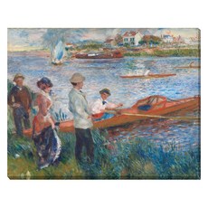 Artmart 皮耶-奧古斯特·雷諾瓦 Oarsmen at Chatou 帆布畫