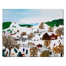 Artmart 摩西奶奶 Christmas 帆布畫框