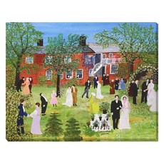 Artmart 摩西奶奶 A country wedding 帆布畫框