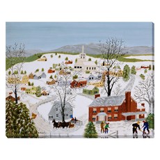 Artmart 摩西奶奶 DEEP SNOW 帆布畫框