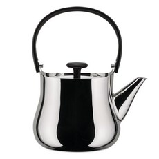 ALESSI Cha 茶壺 NF01, 銀色, 1個, 900ml