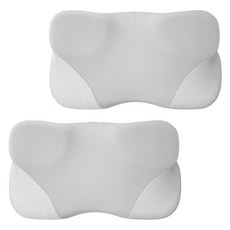 PROJECT SLEEP 客製化枕頭 2入 + 枕頭套 2入 組, 深灰色 + 灰色(枕頭套), 1套