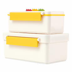 HARIBO 金色貝倫午餐盒套裝, 黃色, 1個