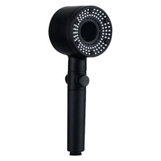 Must增壓淋浴蓮蓬頭, 1個, 黑色