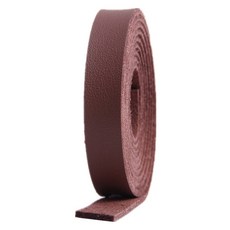 마다꾸미 가죽 끈 스트랩 만들기 재료 너비 15mm x 길이 1m, 27 브라운, 1개