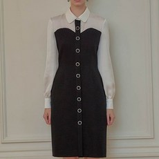 JuliynCalla Calla96 Etoile Jenny Tweed Dress, 黑色