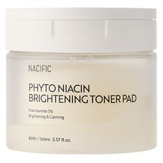 NACIFIC 植萃菸鹼醯胺亮白爽膚棉片 165ml, 1個, 80入