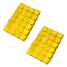 正月市集 小型方形派對拉簾 1 x 2 m, 2個, 金色