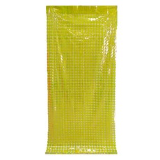 正月市集 方形感恩節派對窗簾 1 x 2 m, 1個, 黃色