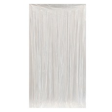 正月市集 慶典 派對裝飾 掛簾 1 x 2 m, 1個, 白色