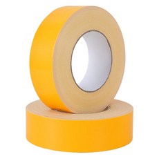 寬幅彩色棉布膠帶 8cm x 20m, 09 黃色, 2個