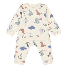 agabang 兒童恐龍圖案上衣下身套裝