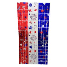 正月市集 煙火遊戲 生日派對窗簾 1 x 2 m, 1個, 款式1