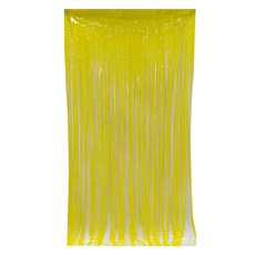 정월마켓 축제 파티장식 커튼 1 x 2 m, 옐로우, 1개