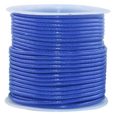 마다꾸미 가죽끈 DIY 포장용 팔찌만들기 재료 1.5mm x 10m, 블루, 1개