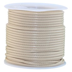 마다꾸미 가죽끈 DIY 포장용 팔찌만들기 재료 1.5mm x 10m, 베이지, 1개