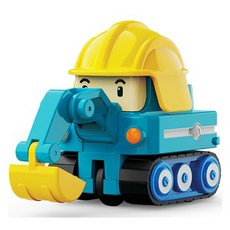 ROI TOYS Robocar Poli 救援小英雄波力 迷你工程車好朋友 波克, 1個, 混合色