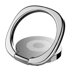 Baseus 倍思 手機扣環支架, 1個, 銀色