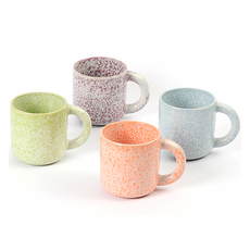 Paul Märken Terra 馬克杯 360ml x 4件組, 1套, 霓虹綠 + 閃亮紫丁香 + 海星橘 + 棉花藍