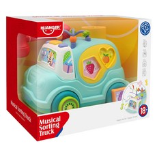 HUANGER 天空太陽星 形狀積木 敲擊遊戲 嘟嘟叭叭 旋律汽車 heanhe0547, 1個