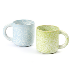 Paulmarken Terra 馬克杯 360ml x 2件組, 棉花藍 + 霓虹綠, 1套