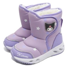 兒童庫洛米標誌易穿脫鋪棉靴