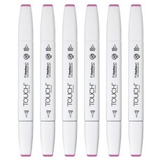 터치 트윈 브러쉬 마카 282 PEONY PURPLE, 6개, 1색
