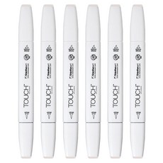 터치 트윈 브러쉬 마카 WG 1 WARM GREY, 1색, 6개