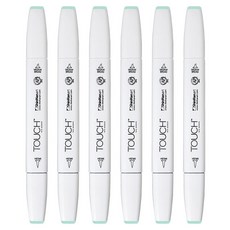 터치 트윈 브러쉬 마카 179 AQUA MINT, 6개, 1색