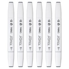 터치 트윈 브러쉬 마카 CG 6 COOL GREY, 6개, 1색