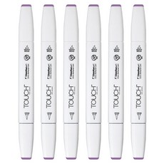 터치 트윈 브러쉬 마카 83 LAVENDER, 6개, 1색