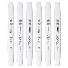 터치 트윈 브러쉬 마카 135 PALE CHERRY PINK, 6개, 1색