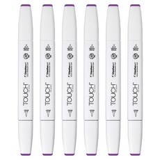 터치 트윈 브러쉬 마카 281 VIOLET, 6개, 1색