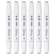 터치 트윈 브러쉬 마카 BG 5 BLUE GREY, 1색, 6개