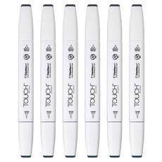 터치 트윈 브러쉬 마카 BG 9 BLUE GREY, 6개, 1색