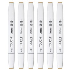 터치 트윈 브러쉬 마카 104 BROWN GREY, 6개, 1색