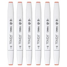 터치 트윈 브러쉬 마카 111 BROWN, 6개, 1색