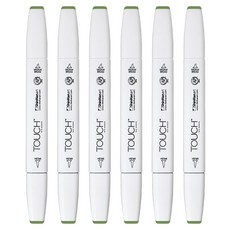 터치 트윈 브러쉬 마카 235 SAP GREEN, 6개, 1색