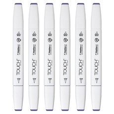 터치 트윈 브러쉬 마카 274 VIOLET DARK, 6개, 1색