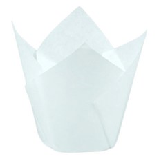 千雲套餐 鬱金香杯, 白色素色, 1套