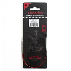 ChiaoGoo yarna Red SS 輪針 23cm 6009-5, 1個